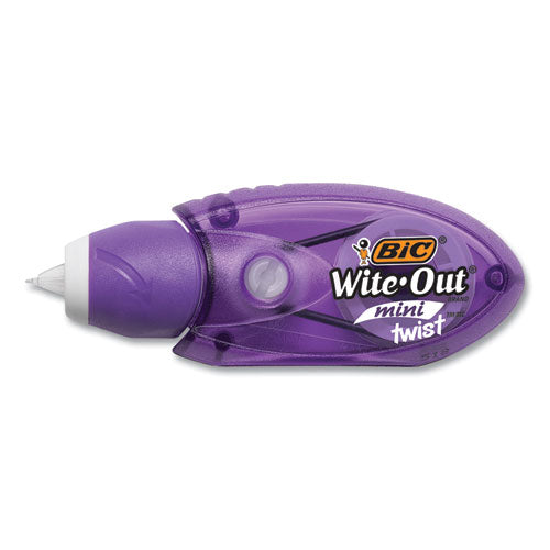 Wite-out Mini Twist Correction Tape, Non-refillable, Blue/fuchsia Applicators 0.2