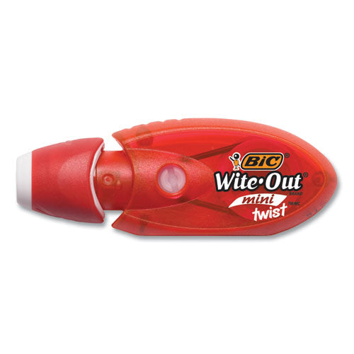 Wite-out Mini Twist Correction Tape, Non-refillable, Blue/fuchsia Applicators 0.2