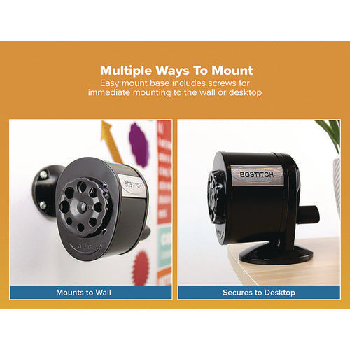 Metal Manual Pencil Sharpener, Manually-powered, 5.44