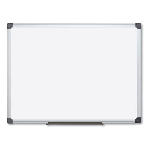 Value Lacquered Steel Magnetic Dry Erase Board, 96" X 48", White Surface, Satin Aluminum Frame