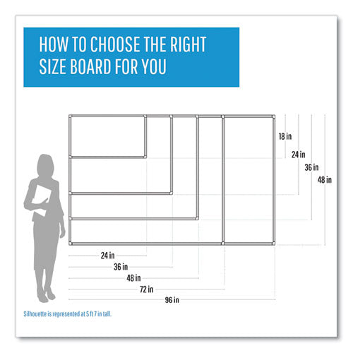 Value Lacquered Steel Magnetic Dry Erase Board, 96