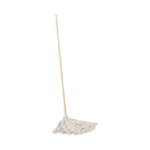 Handle/deck Mops, #16 White Cotton Head, 48