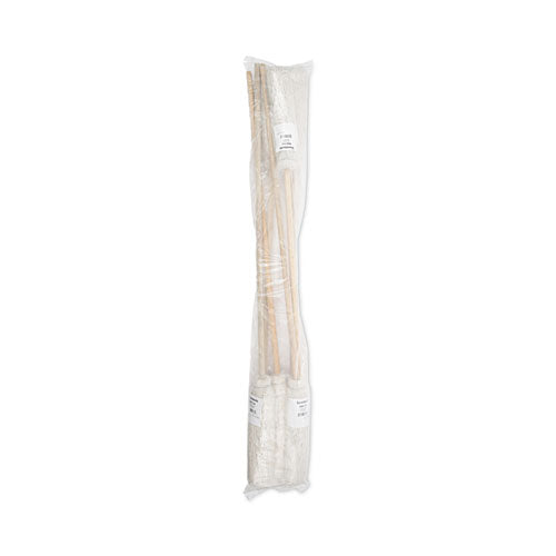 Handle/deck Mops, #16 White Cotton Head, 48