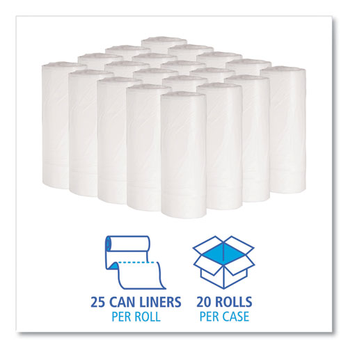 Low-density Waste Can Liners, 16 Gal, 0.4 Mil, 24