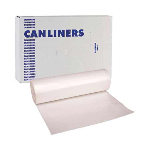 High-density Can Liners, 60 Gal, 14 Mic, 38