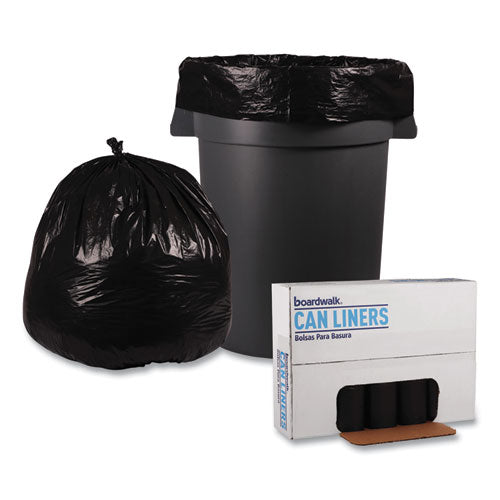 Recycled Low-density Polyethylene Can Liners, 45 Gal, 1.2 Mil, 40