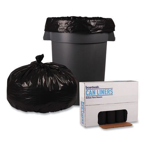 Recycled Low-density Polyethylene Can Liners, 60 Gal, 1.8 Mil, 38