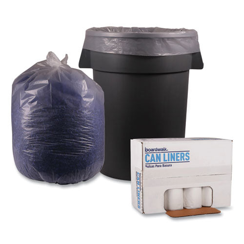 Recycled Low-density Polyethylene Can Liners, 60 Gal, 1.75 Mil, 38