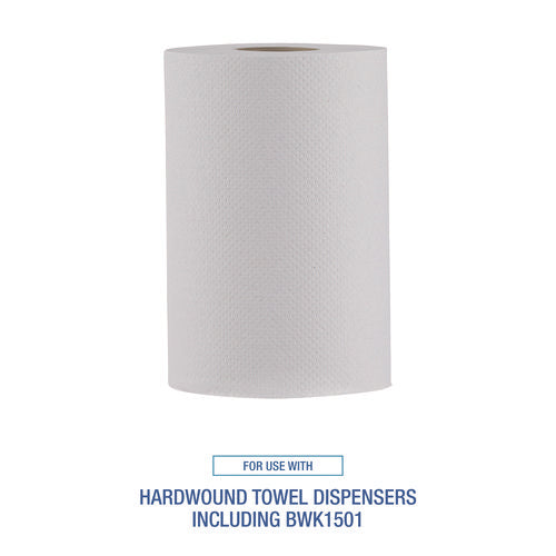 Hardwound Paper Towels, Nonperforated, 1-ply, 8
