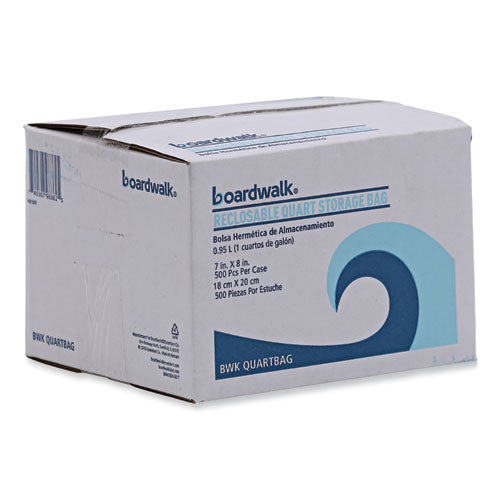 Reclosable Food Storage Bags, Quart, 7