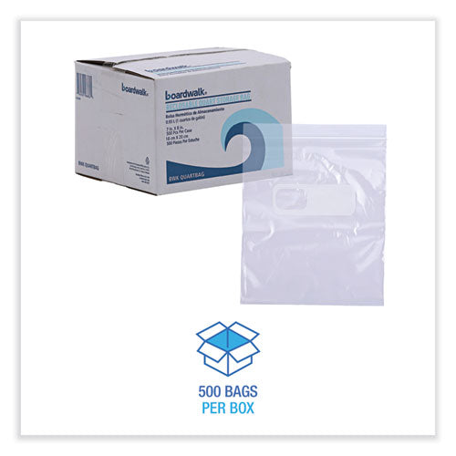 Reclosable Food Storage Bags, Quart, 7