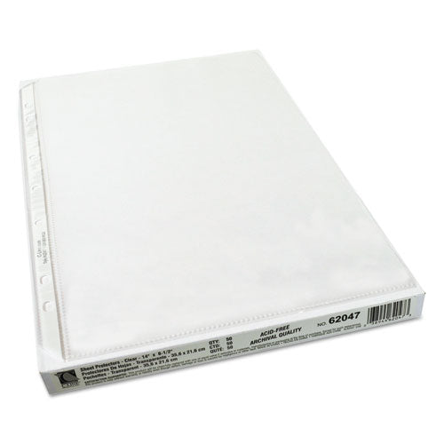 Heavyweight Poly Sheet Protectors, Clear, 2
