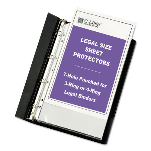 Heavyweight Poly Sheet Protectors, Clear, 2