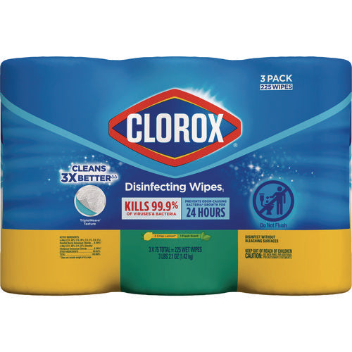 Clorox Disinfecting Wipes, Variety Pack, Fresh Scent and Crisp, 5 pack ct., 425 wipes total - Thumbnail 5