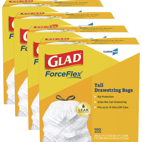 CloroxPro Forceflex Tall Kitchen Drawstring Trash Bags