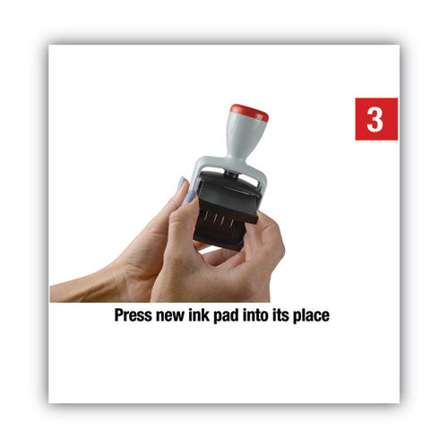 Model S 360 Two-color Message Dater, 1.75 X 1, 