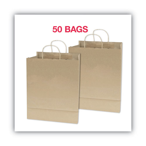 Premium Shopping Bag, Natural Twisted-paper Handles, 10