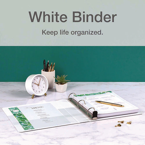 Premier Easy Open Clearvue Locking Slant-d Ring Binder, 3 Rings, 1