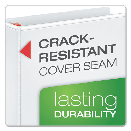 Xtralife Clearvue Non-stick Locking Slant-d Ring Binder, 3 Rings, 4