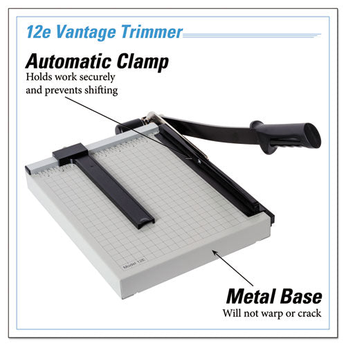 Vantage Guillotine Paper Trimmer/cutter, 15 Sheets, 12