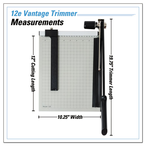 Vantage Guillotine Paper Trimmer/cutter, 15 Sheets, 12