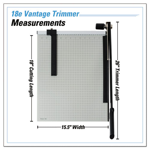 Vantage Guillotine Paper Trimmer/cutter, 15 Sheets, 18