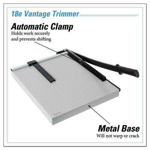 Vantage Guillotine Paper Trimmer/cutter, 15 Sheets, 18