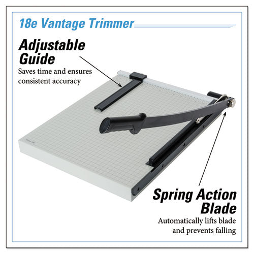 Vantage Guillotine Paper Trimmer/cutter, 15 Sheets, 18