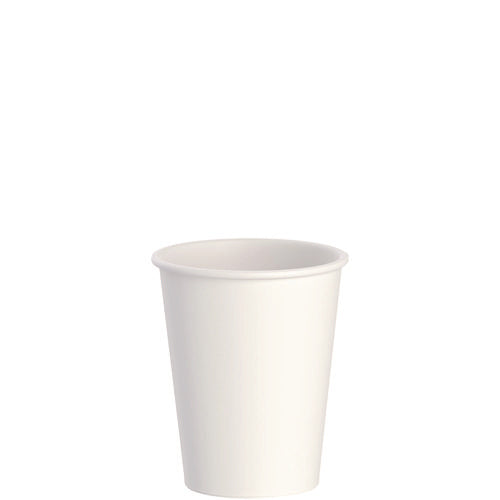 Thermoguard Insulated Paper Hot Cups, 8 Oz, White Sustainable Forest Design, 1,000/carton