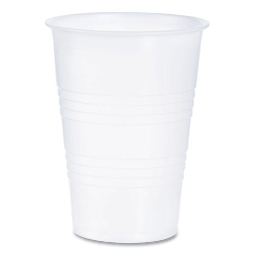 High-impact Polystyrene Cold Cups, 10 Oz, Translucent, 100/sleeve, 25 Sleeves/carton