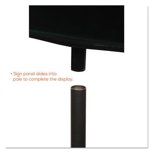 Double-sided Magnetic Sign Display, 8.5 X 11 Insert, 56