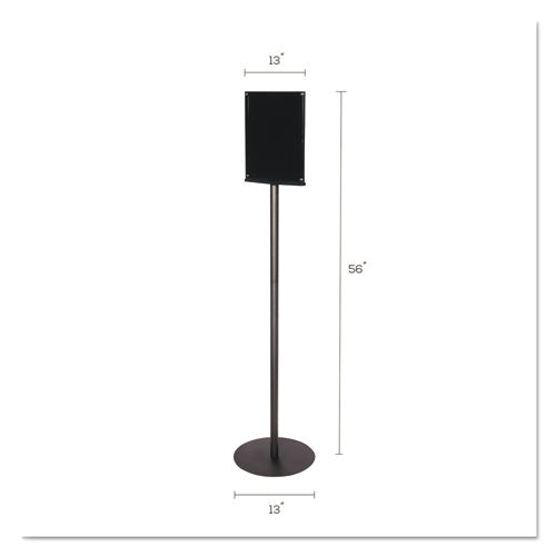 Double-sided Magnetic Sign Display, 8.5 X 11 Insert, 56