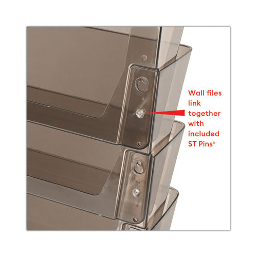 Docupocket Three-pocket File Partition Set, 3 Sections, Letter Size, 13