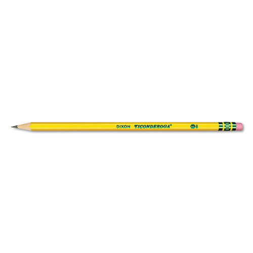 Pencil Value Pack, Hb (#2), Black Lead, Yellow Barrel, 96/pack
