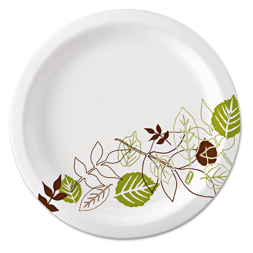 Pathways Soak Proof Shield Heavyweight Paper Plates, Wisesize, 10.13