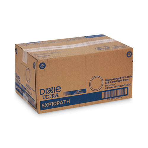 Pathways Soak Proof Shield Heavyweight Paper Plates, Wisesize, 10.13