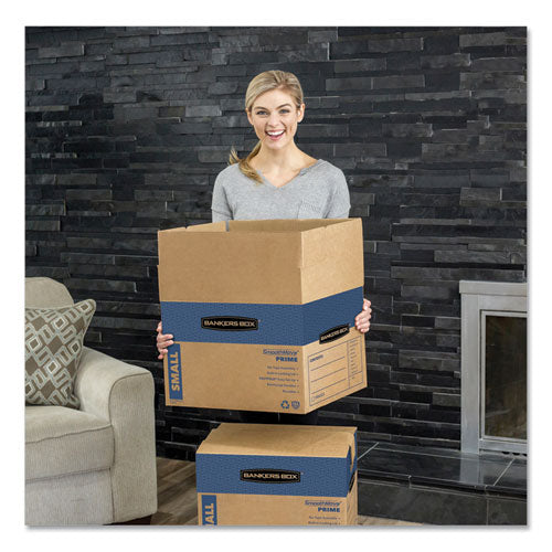 Smoothmove Prime Moving/storage Boxes, Hinged Lid, Regular Slotted Container, Small, 12