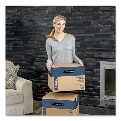 Smoothmove Prime Moving/storage Boxes, Hinged Lid, Regular Slotted Container, Small, 12
