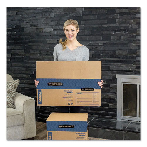 Smoothmove Prime Moving/storage Boxes, Hinged Lid, Regular Slotted Container, Small, 12