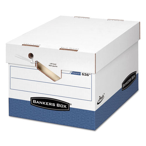 Presto Ergonomic Design Storage Boxes, Letter/legal Files, 12.88