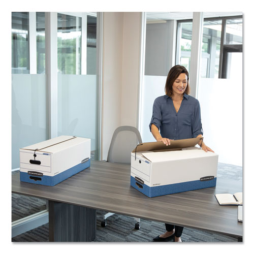 Stor/file Medium-duty Strength Storage Boxes, Letter Files, 12.25