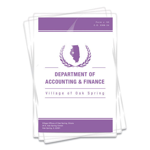 Laminating Pouches, 3 Mil, 9