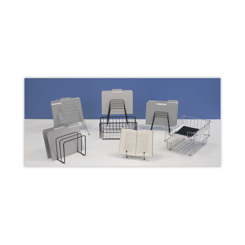 Wire Desk Tray Organizer, 1 Section, Letter Size Files, 10