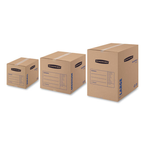 Smoothmove Basic Moving Boxes, Regular Slotted Container (rsc), Small, 12