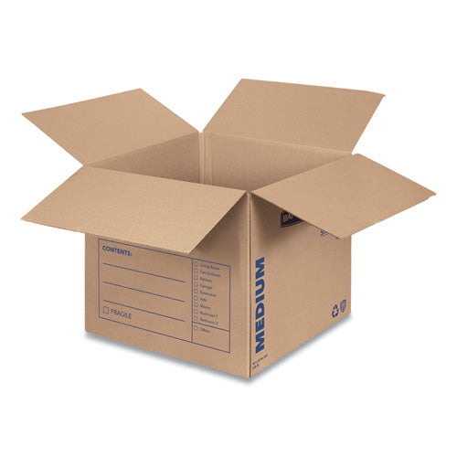 Smoothmove Basic Moving Boxes, Regular Slotted Container (rsc), Medium, 18