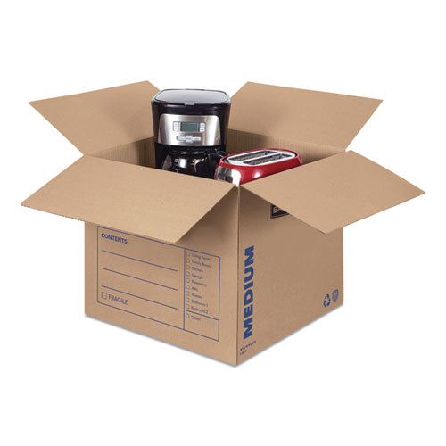 Smoothmove Basic Moving Boxes, Regular Slotted Container (rsc), Medium, 18
