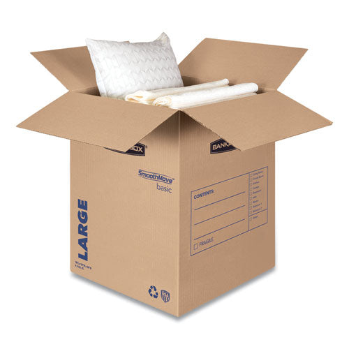 Smoothmove Basic Moving Boxes, Regular Slotted Container (rsc), Large, 18