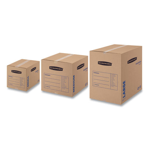 Smoothmove Basic Moving Boxes, Regular Slotted Container (rsc), Large, 18