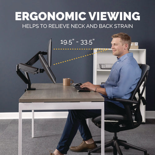 Platinum Series Dual Monitor Arm For 27