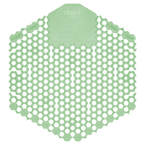 Wave 3d Urinal Deodorizer Screen, Cucumber Melon Scent, Green, 10/box